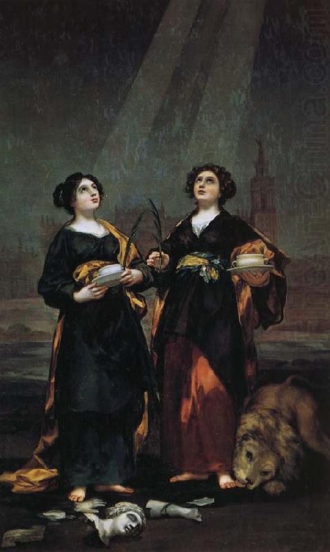 Saints Justa and Rufina, Francisco Goya